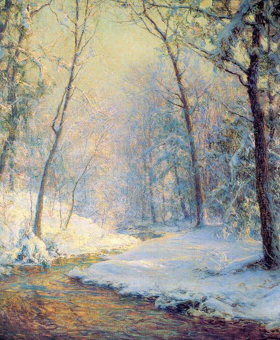 Palmer, Walter Launt The Early Snow France oil painting art